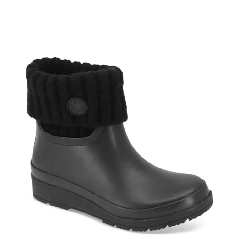 Anthropologie Splendid Refined Women’s Dara Black Rain Boots /Sz:11/NWT